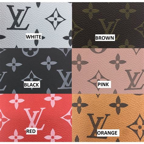 louis vuitton faux leather fabric|Louis Vuitton leather types.